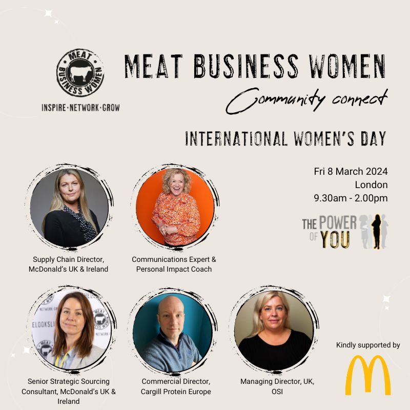 Join us to celebrate #InternationalWomensDay in London! Tackle self-doubt & confidence issues head on & learn how to make networking work for you. Hear key learnings from @McDonaldsUKNews team members as they share their stories. Details on our website buff.ly/3HwNqna