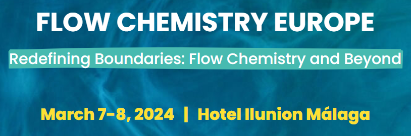 @RSC_ReactionEng are excited to once again be sponsoring Flow Chemistry Europe 2024, Malaga, Spain March 7-8 #FCE24 Registration deadline is fast approaching, 28 February 2024. Follow the link to register & find out more: flowchemistryeurope.com