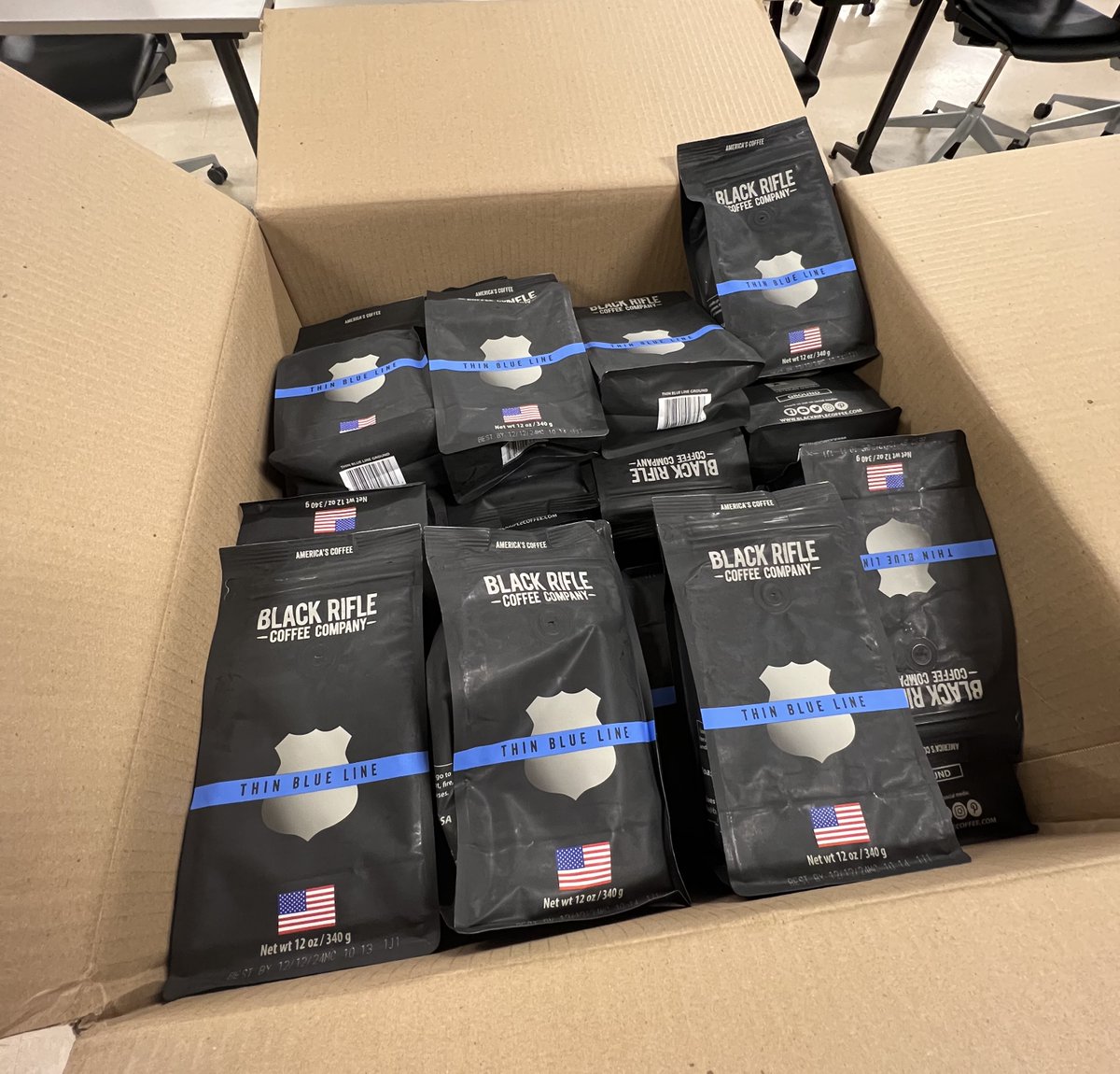 LVMPDCCAC's tweet photo. Thank you @blckriflecoffee for dropping off some delicious coffee, and swag for our team! #LVMPD #CCAC #PartnersWithTheCommunity https://t.co/IKiqFlWiJ5