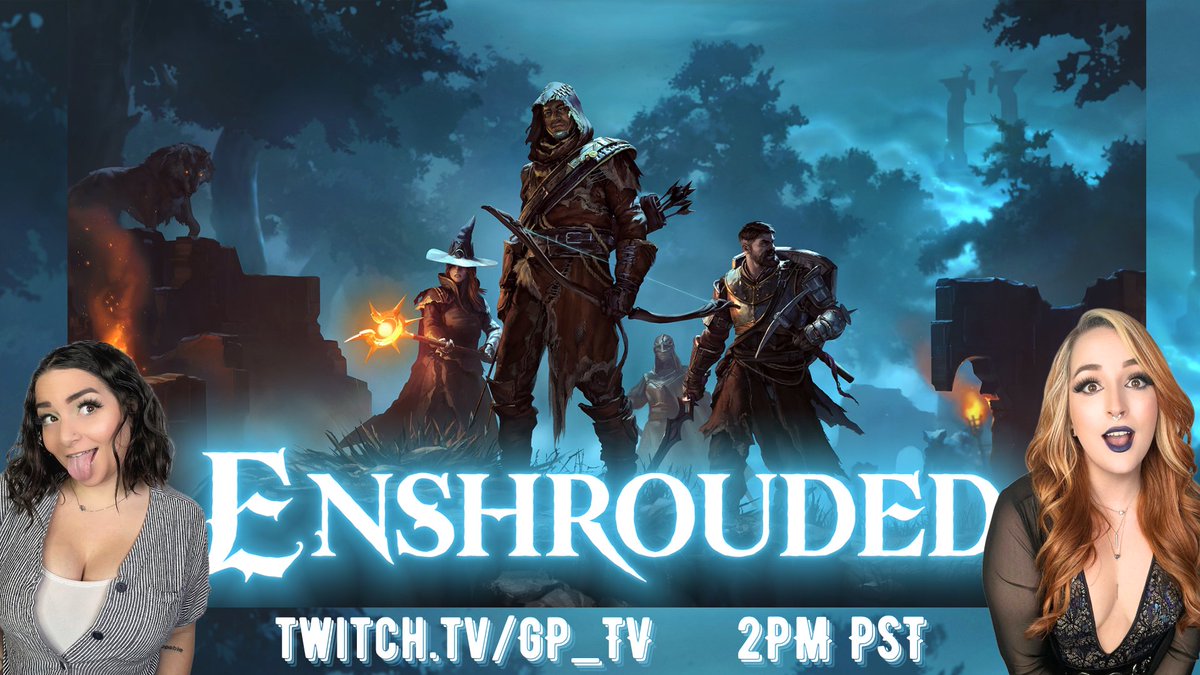 Today we're checking out #Enshrouded by <a href="/KeenGamesStudio/">Keen Games ➡️ Enshrouded out NOW!</a> at 2pm PST! #Ad 

Come watch us play 🔴twitch.tv/GP_TV
or Check Out the Game Yourself: store.steampowered.com/app/1203620/En…