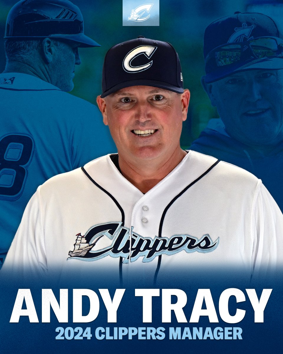 CLBClippers's tweet photo. Andy Tracy has been named the 2024 Clippers Manager!!

For full 2024 Field Staff ➡️ https://t.co/Kzq8fA0NOG https://t.co/nOJ4XAhz1P