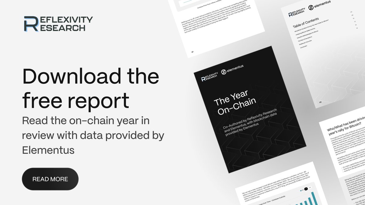 2023 was a major year for Bitcoin and stablecoins. Be sure to check out our collaborative year in review report with @elementus_io: reflexivityresearch.substack.com/p/the-year-on-…