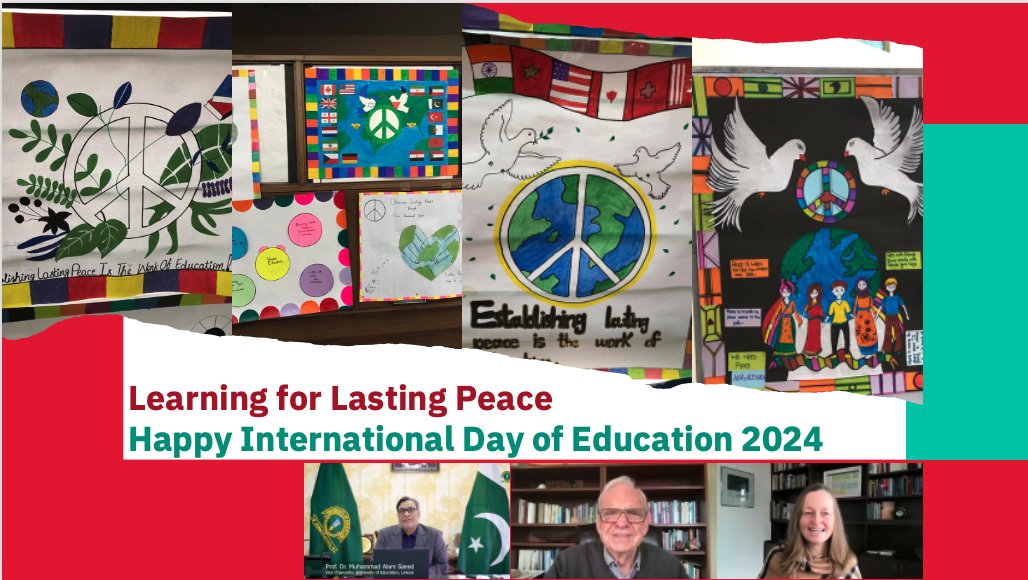 Pleased to contribute to the #EducationDay celebrations at the University of Education, Lahore (Pakistan). Together, let's reshape education for a brighter future and combat #HateSpeech. #ESDfor2030 #TransformingEducation #YorkuSDGs unesco.org/en/days/educat…