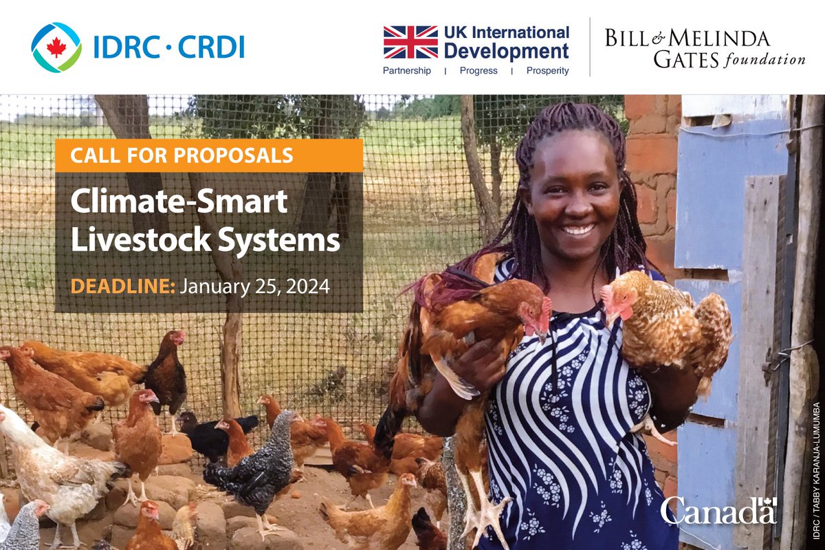 Deadline is tomorrow to apply for the global call for proposals on climate-smart livestock tech and business models for #ClimateChange mitigation and adaptation in Africa. To apply for #Funding: bit.ly/3R1mznE