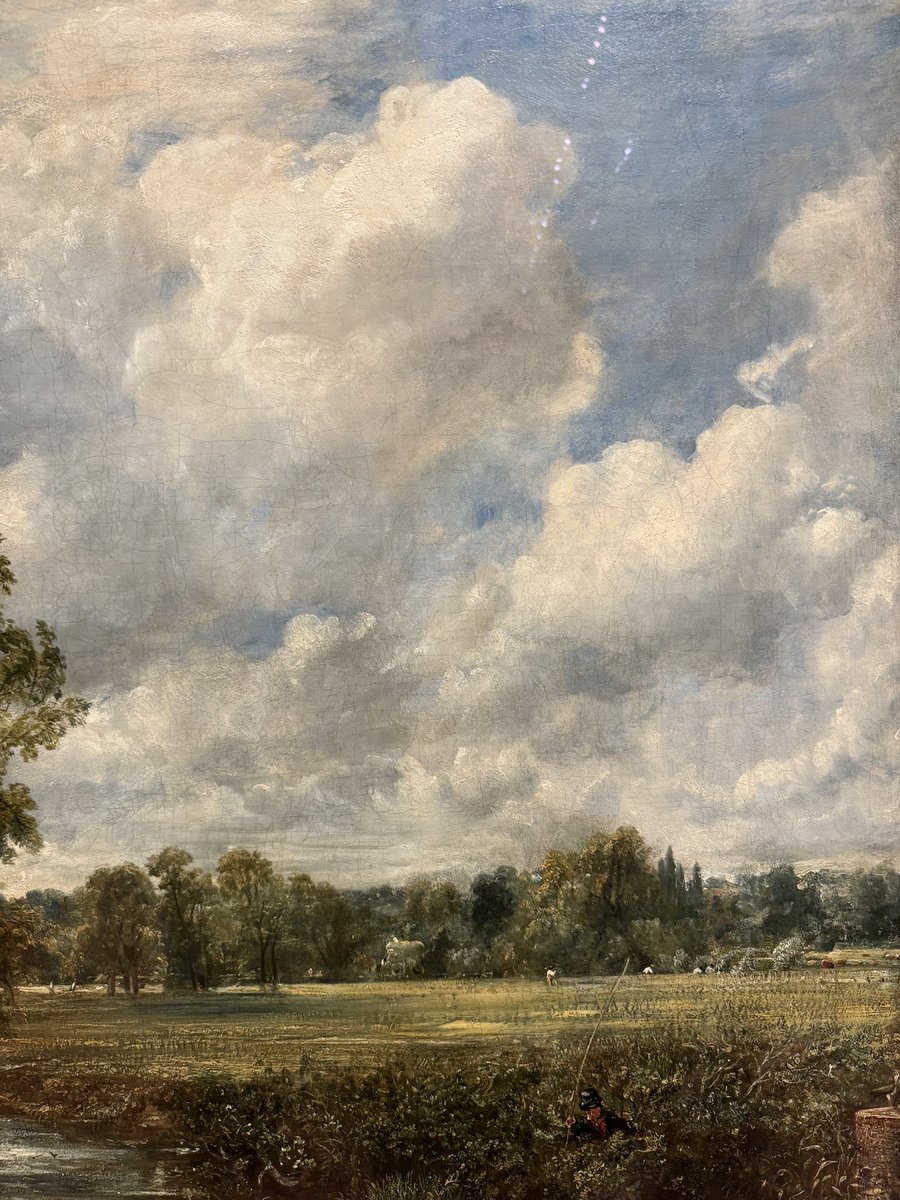 One of my tests of a great landscape is if you can hear the weather. Constable nails it almost every time.