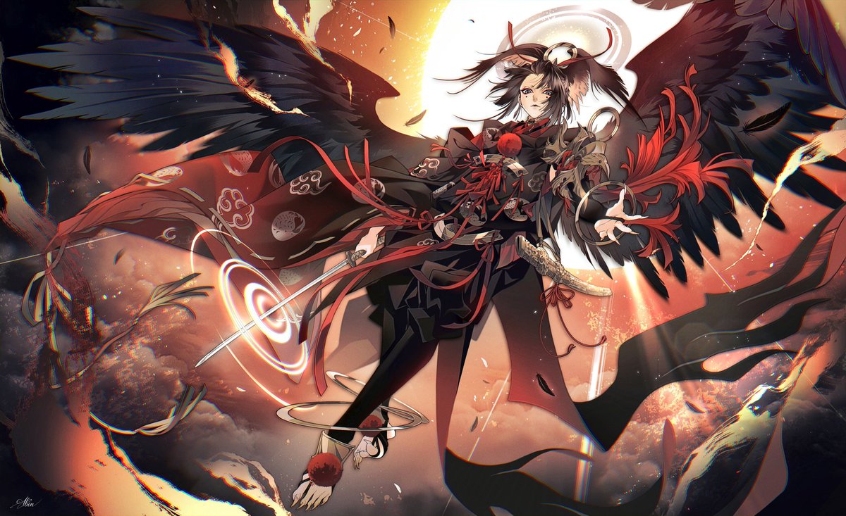 「#刀帳No125で1月25日は小烏丸極の日 #刀剣乱舞 極めて尚 剛く勇ましく艶」|Abin-ｱﾋﾞﾝ-のイラスト