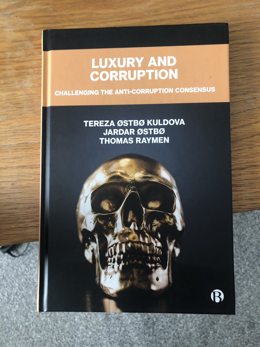 Ultra Realists (@urealists) on Twitter photo NEW BOOK 🚨📖
Luxury and Corruption: Challenging the Anti-Corruption Consensus is now available to buy with <a href="/BrisUniPress/">Bristol Uni Press</a> for just £16.99.
<a href="/jardarostbo/">Jardar Østbø</a> @AlgorithmicGov1
bristoluniversitypress.co.uk/luxury-and-cor… NEW BOOK 🚨📖
Luxury and Corruption: Challenging the Anti-Corruption Consensus is now available to buy with <a href="/BrisUniPress/">Bristol Uni Press</a> for just £16.99.
<a href="/jardarostbo/">Jardar Østbø</a> @AlgorithmicGov1
bristoluniversitypress.co.uk/luxury-and-cor…