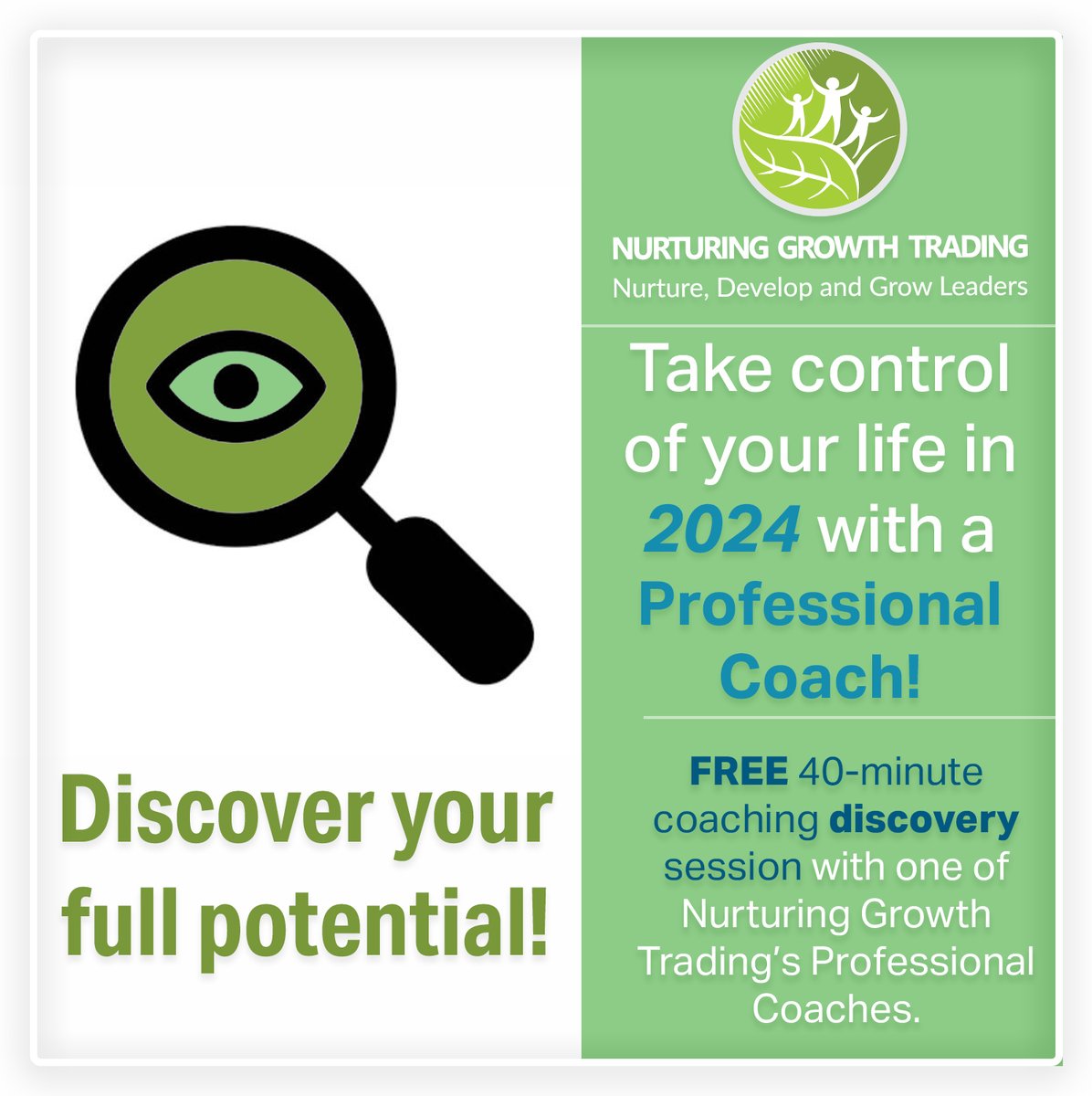 nurturingrowth's tweet photo. Ready for a brand new life? Click the link and Discover your full potential and what awaits you with Nurturing Growth's Coaching Program. Book a free Discovery Session now! https://t.co/faTdsz4wYd 
#Elevateyourlife #LeadershipCoaching https://t.co/DnVKamcklC