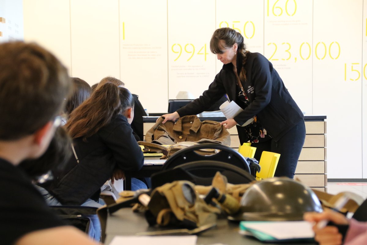 In France our Recovery Unit have been responsible for exhuming the remains of war casualties since the end of #WWI We offer specialised workshops to schools and groups that provide a better understanding of this work at our Visitor Centre (Beaurains) #InternationalEducationDay