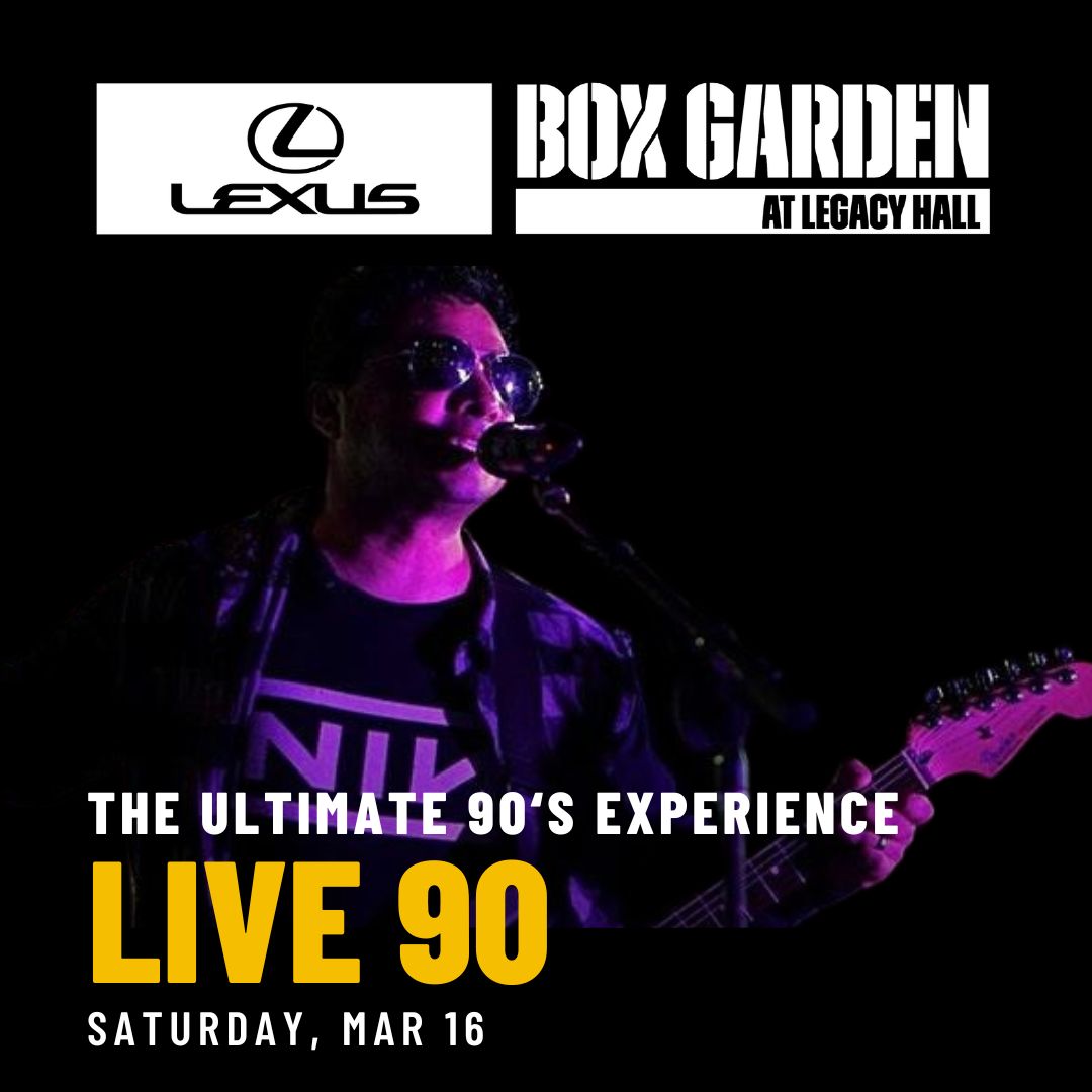 📣JUST ANNOUNCED📣

2/11: The Big Game Watch Party 
3/15: Fleetwood Mac Tribute | Fleetwood X
3/16: The Ultimate '90s Experience | Lie 90 
4/5: Las Fenix 

Visit legacyfoodhall.com/events for more info + to purchase tickets!