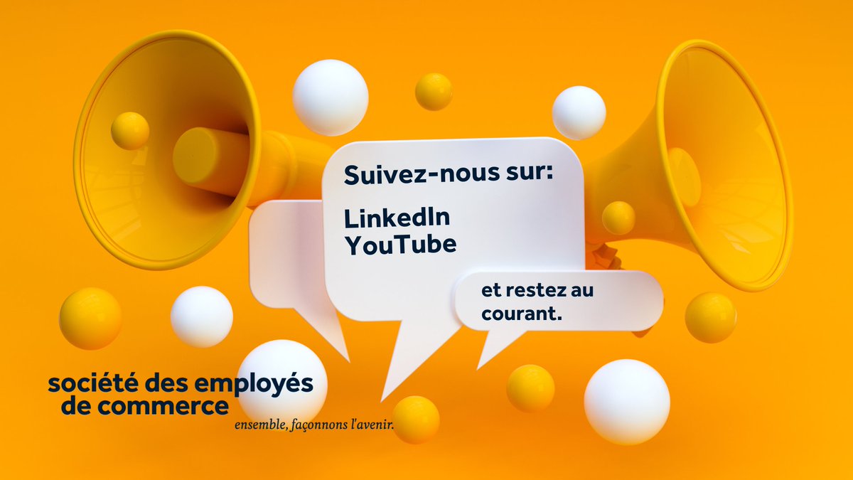 Dès maintenant, le <a href="/kfmv_ch/">Kaufmännischer Verband Schweiz (kfmv) | SEC | SIC</a> ne postera plus que sporadiquement sur X. Pour ne rien manquer, suivez-nous sur :

💼 LinkedIn: linkedin.com/company/secrom…
📺 YouTube: youtube.com/@kfmv/

#Community #SocialMedia #News #Information