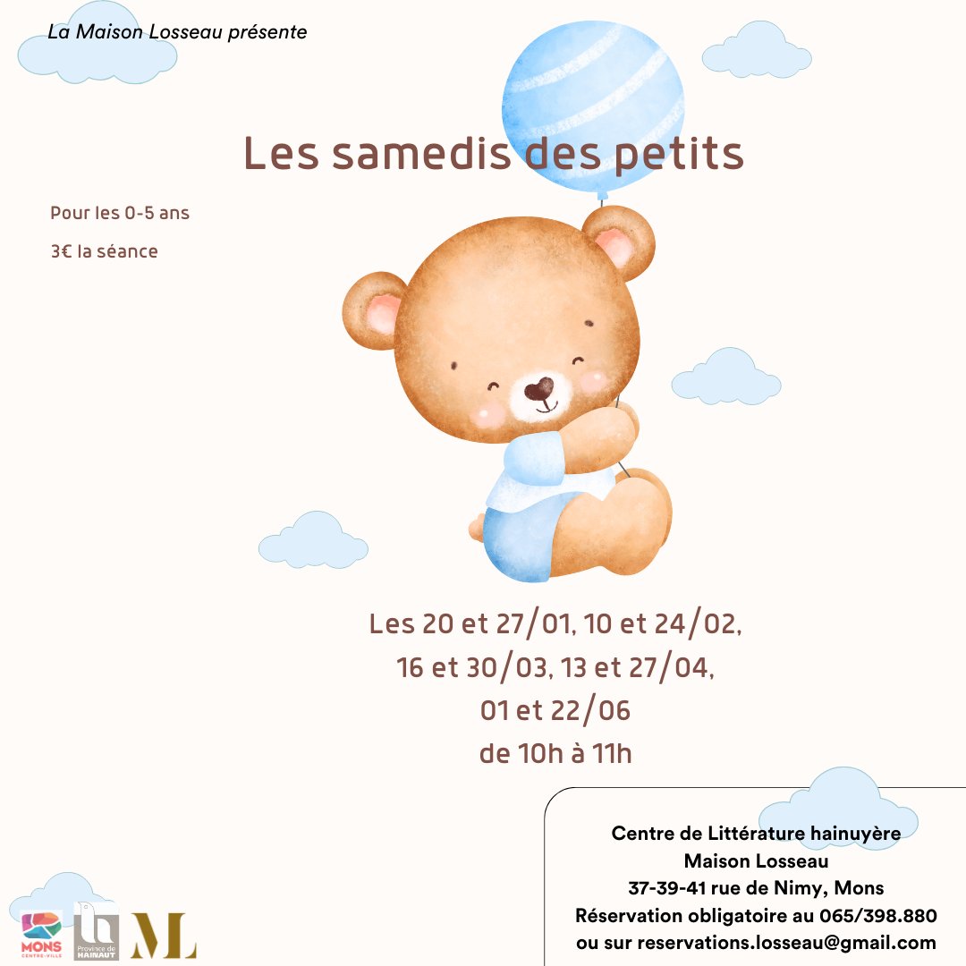 👶 Rendez-vous ce samedi pour une nouvelle session de lecture de #contes pour vos tout-petits, sous la houlette de notre conteuse de talent : Débora Charles ! 🙃

⁉ Envie d'assister à ces #aventures ? Rendez-vous par ici 👉 cutt.ly/9wSd0wZg