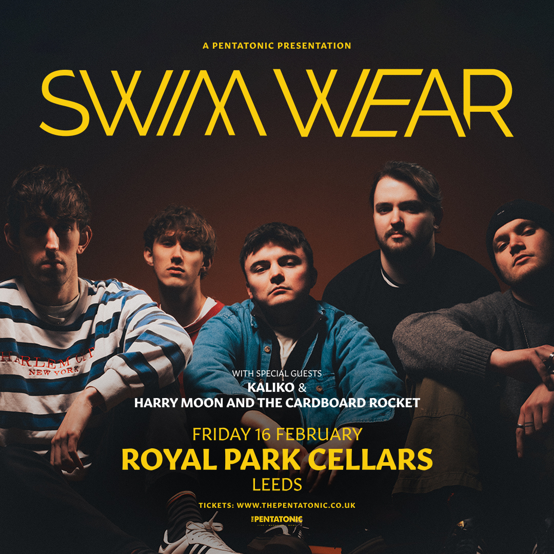 🔴 SUPPORT ANNOUNCED 🔴

Joining <a href="/swimwearband/">Swim Wear</a> at <a href="/RoyalParkLeeds/">Royal Park Cellars</a> are Kaliko and Harry Moon and The Cardboard Rocket !

Tickets available from fatsoma.com/e/w2ll0yo8/la/…
