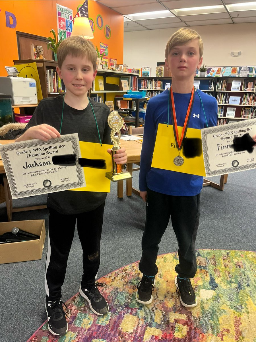 Spelling 🐝🐝🐝results are in 
after 🧡🖤169 Ss took the screening test, 33 Ss participated in grade level bees. Presenting our champs🏆🏅#knightproud <a href="/MiddletownElem/">Middletown Elementary FCPS</a>