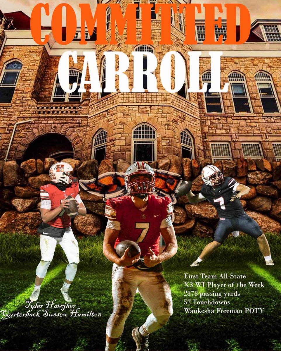 Tyler Hatcher (@tyler_hatcher7) on Twitter photo #AGTG I first would like to say I wouldnโt be here without my family, teammates, and coaches I have to this day. <a href="/HHSChargerFB/">๐ชHamilton Charger Football๐ช</a> Thank you all for being such blessings in my life! I canโt wait to be another leader on this amazing football team! #committed <a href="/CoachBuddah/">Mike Budziszewski</a> <a href="/HHSCoachGumm/">๐ช Justin Gumm ๐ช</a> #AGTG I first would like to say I wouldnโt be here without my family, teammates, and coaches I have to this day. <a href="/HHSChargerFB/">๐ชHamilton Charger Football๐ช</a> Thank you all for being such blessings in my life! I canโt wait to be another leader on this amazing football team! #committed <a href="/CoachBuddah/">Mike Budziszewski</a> <a href="/HHSCoachGumm/">๐ช Justin Gumm ๐ช</a>