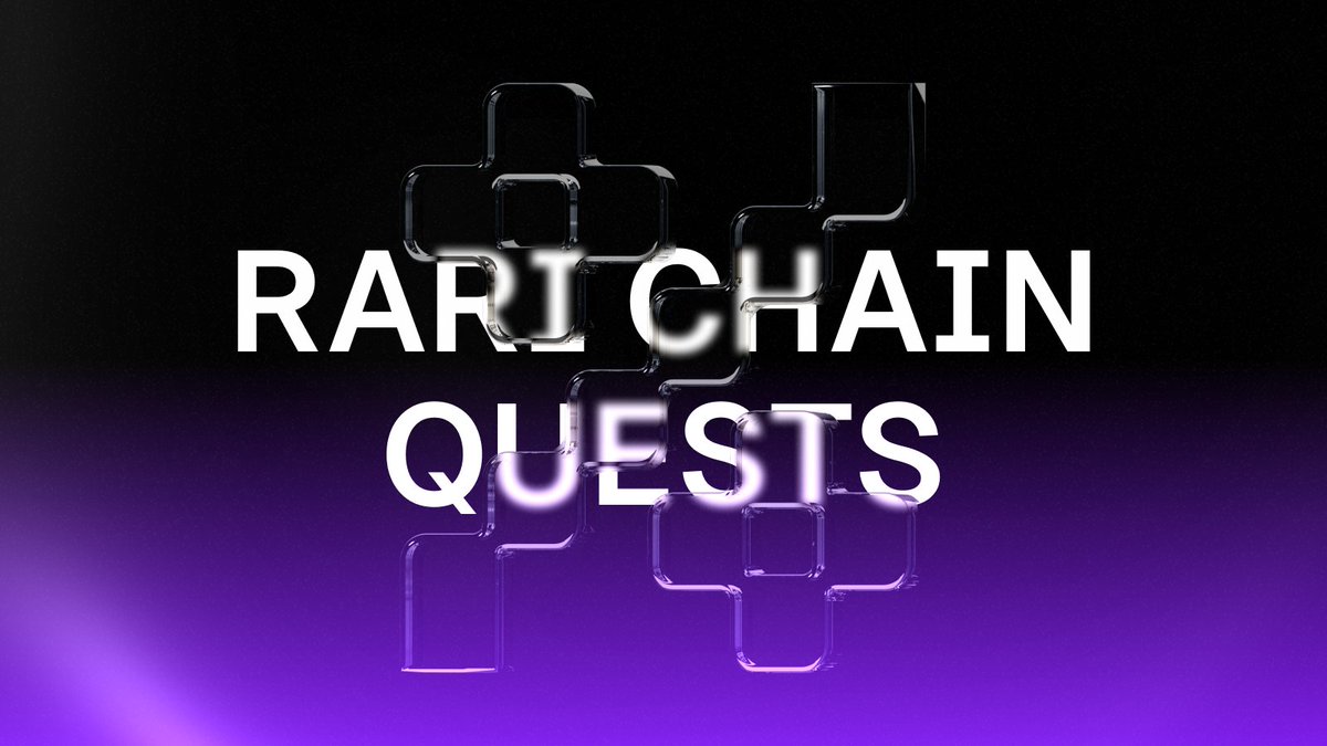 To celebrate the launch of RARI Chain on mainnet, we are excited to invite you to join our Quest in partnership with @galxe! Explore our new L3 to earn points where you can be eligible to get rewarded 🚀 🚀 Visit galxe.com/RARIchain/camp… to join!