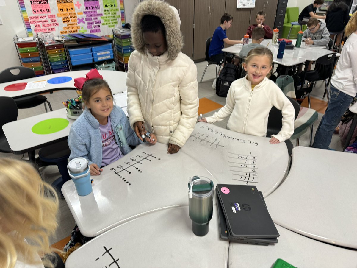 SNicoleClark's tweet photo. Creating dot plots from frequency tables from dice rolls this morning. They love data! https://t.co/qijzd02Fhb