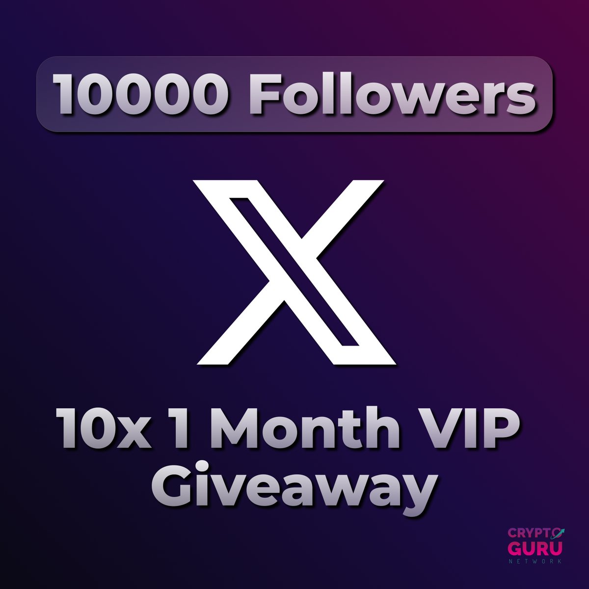 🎁10X 1 MONTH GIVEAWAY🎁

To celebrate 10,000 followers we will be giving away ten free monthly membersips to our Discord!

All you have to do is: 
- like and retweet
- tag two friends

Winners will be revealed Friday 12:00 CET. 

(New members only)