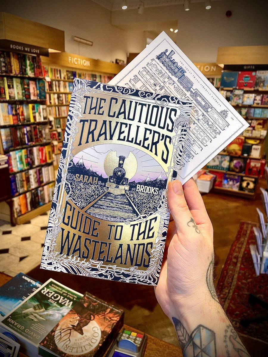 🚂 Well this is a very welcome piece of Bookmail! 🚂 ✨ A huge thank you to Aoife for this stunning proof of #TheCautiousTravellersGuidetotheWastelands by @Sarah_L_Brooks ✨ This sounds fantastic! This beauty publishes June by @orionbooks #Bookmail #Gifted