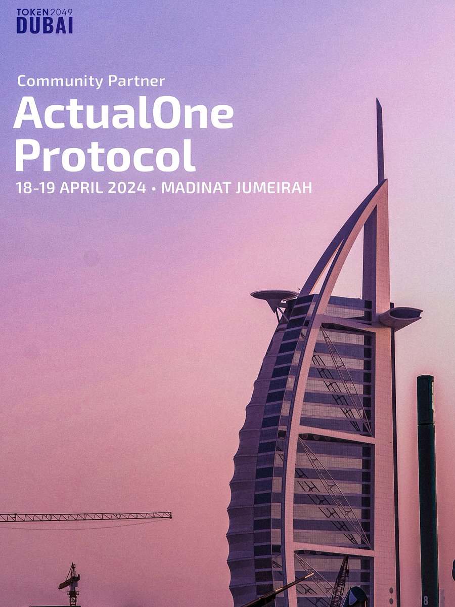 ActualOnexyz's tweet photo. 📢Big Announcement! We're pumped to declare our official Community Partnership with TOKEN2049🌟!

 Join the crypto revolution in DUBAI on April 18-19.

Unbeatable networking vibes with industry leaders, innovators, and enthusiasts. Let's rock the crypto world!💪🚀 https://t.co/XV9oedCXEp