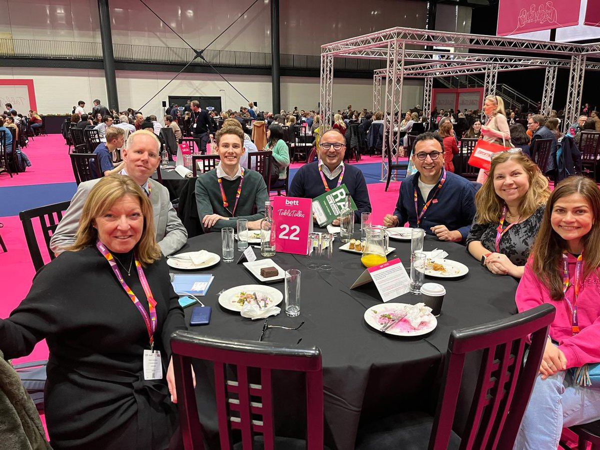 Great tabletop discussions on digital strategy #BetterTogether #Bett2024