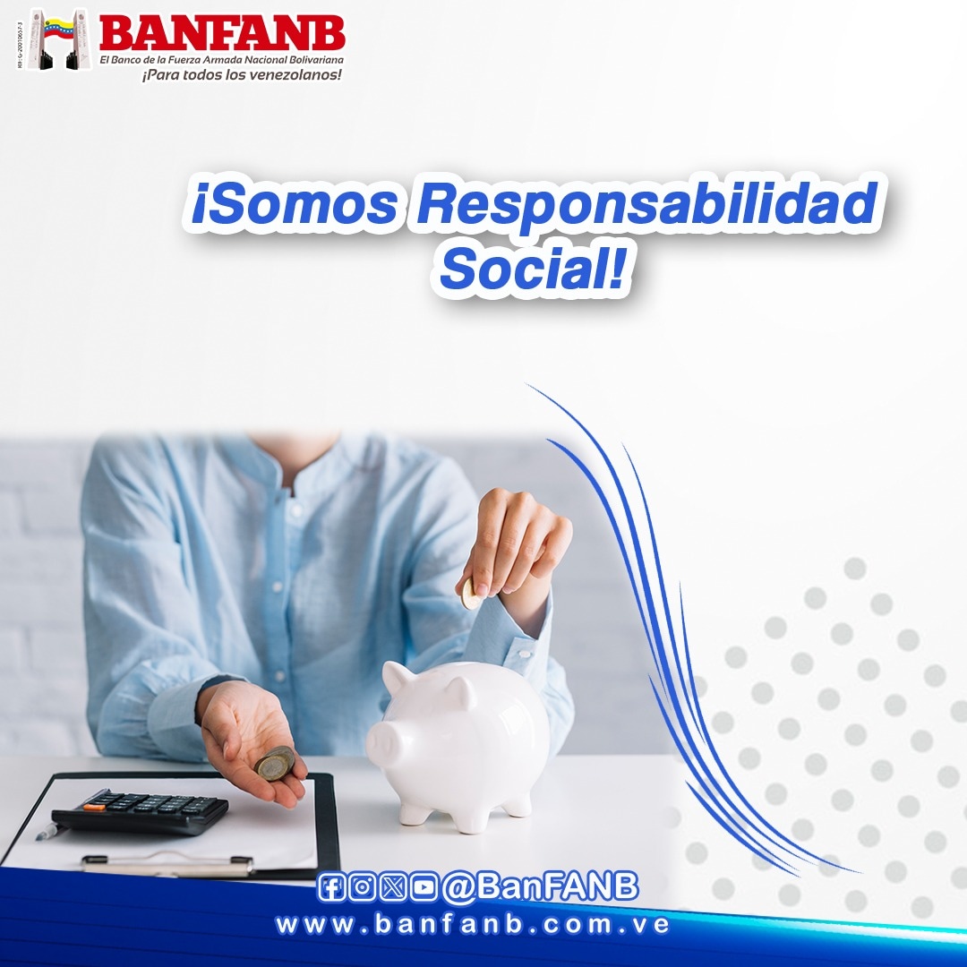 En BANFANB somos ¡Responsabilidad Social!

Nos comprometemos a trabajar en equipo con nuestros clientes, trabajadores, socios
estratégicos y comunidades para impulsar el desarrollo y bienestar de nuestro entorno.

#BANFANB ¡Para todos los venezolanos!