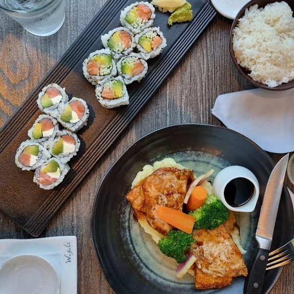 Secure the perfect spot for a romantic night out on Valentine's Day at Wasabi Steak and Sushi. 🍣❤️  Call (212)660-9393 to make your reservation before it’s too late! 📸: Mishel from Google Reviews