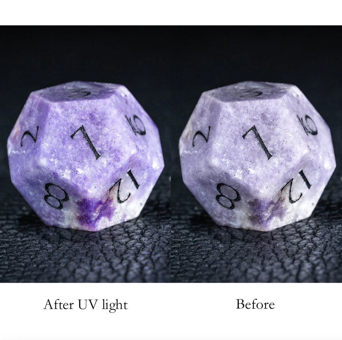 urwizards's tweet photo. π· Behold the power of the Hackmanite Gemstone! Imbued with mystery and charm, these dice are not just tools, but companions on your journey. Let the dice speak, and watch as the story unfolds with every roll. π·π·
#URWizardsDiceSet #urwizardsdice #tabletopadventures #GamingMagic #diceset #tabletoprpg #dnddice #handmadedice #tabletopgaming #rollInstyle #dungeonsanddragons #roleplayinggames #diceporn #dicegoblin #dicemaking #dicecollection #dndadventure