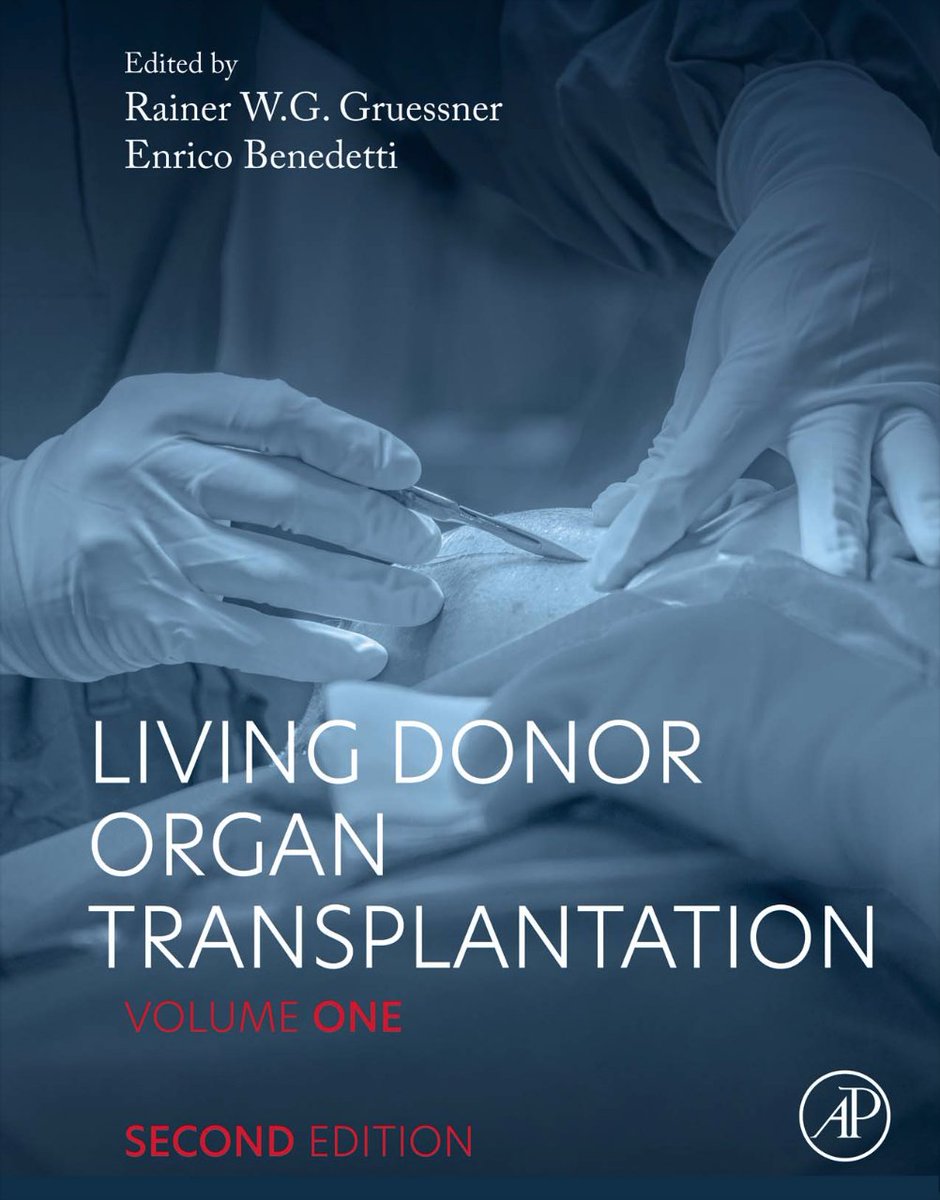 Excited and honored to contribute four chapters to the 2nd edition of the book 'Living Donor Organ Transplantation' by Gruessner and Benedetti. Grateful for the opportunity to share insights on the invaluable gift from #liver and #kidney LDs shop.elsevier.com/books/living-d…