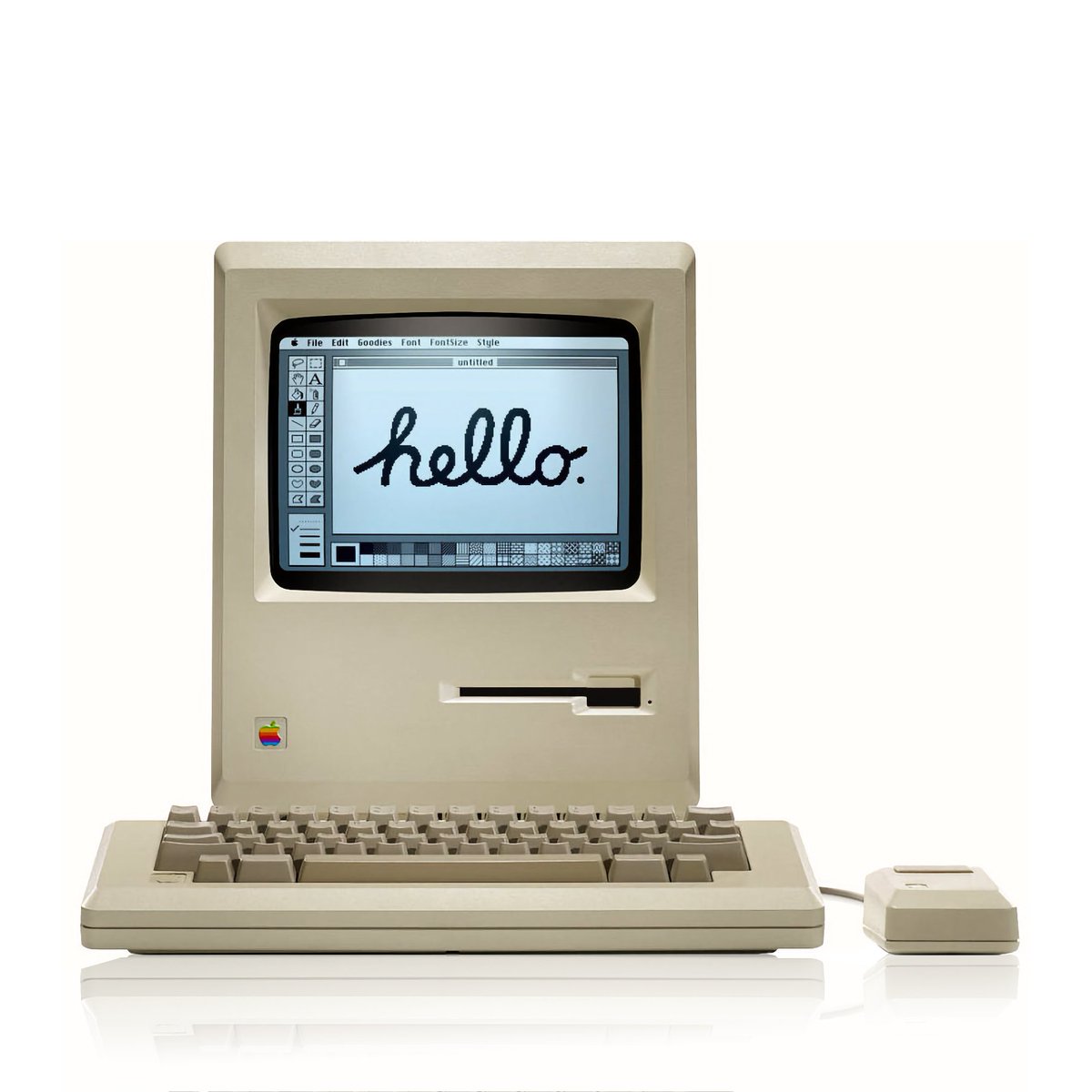 BasicAppleGuy's tweet photo. The Macintosh turns 40! https://t.co/GfnAzLnt0n