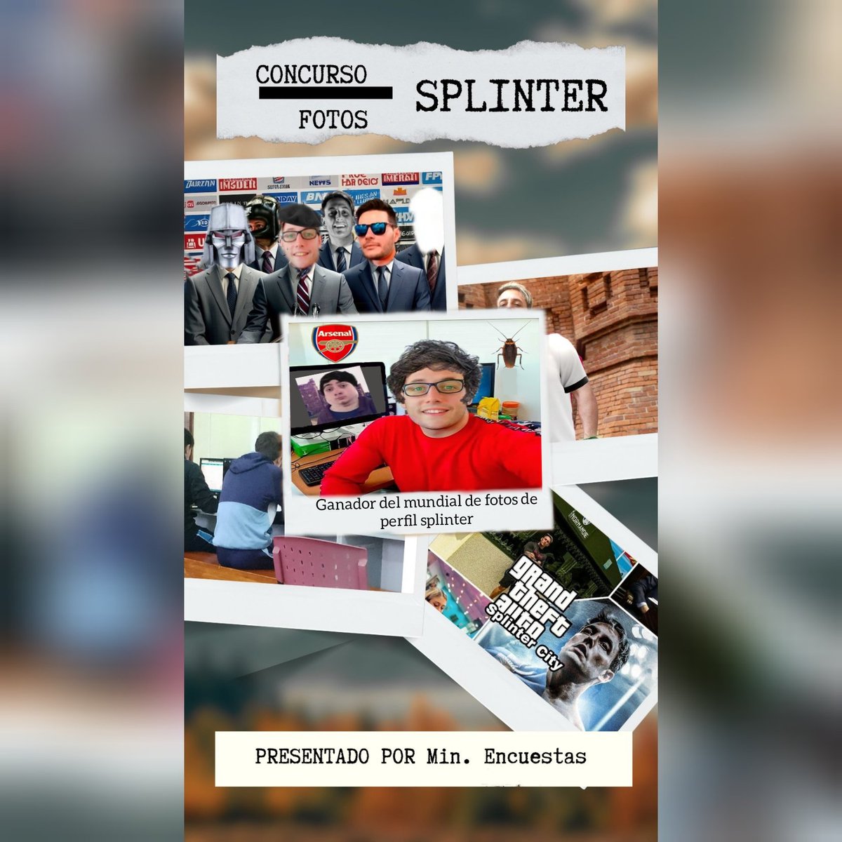 🍾 ¡¡¡ <a href="/SplinterAutista/">Splinter Agustista</a>  ES EL NUEVO CAMPEÓN DEL MUNDIAL DE FOTO DE PERFIL SPLINTER 2024!!!🍾
