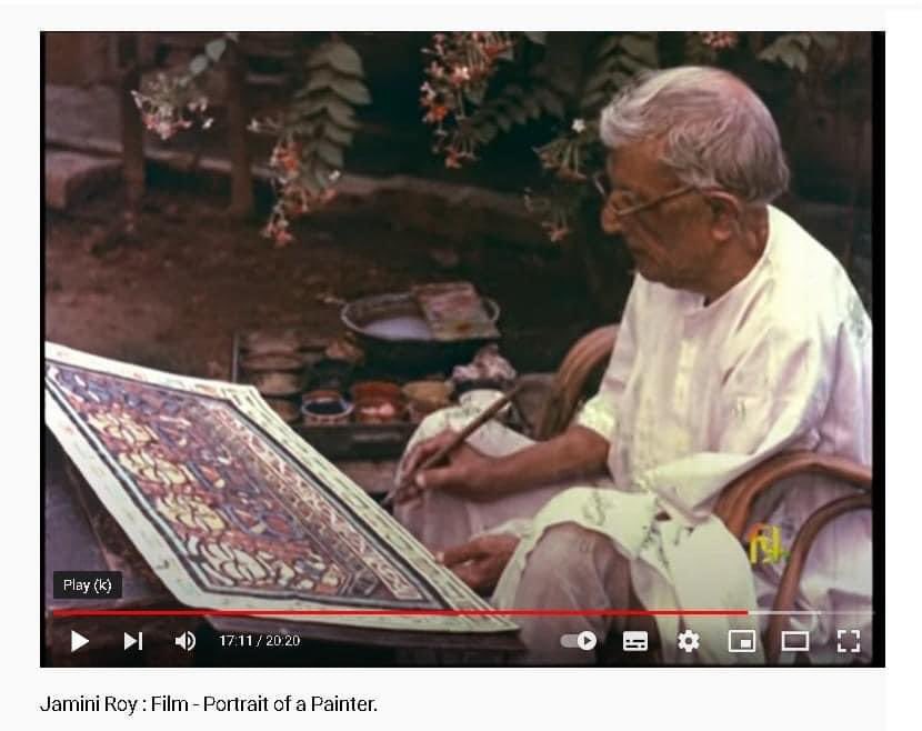JaminiRoyArt's tweet photo. Jamini Roy (1887 - 1972)
A portrait of Jamini Roy .
Picture Credit: NGMA Mumbai Documentary

#JaminiRoy #JaminiRoyArt #GouacheArtists #Tempera #Gouache #Bengalartists #IndianArtists #Potua #PoterChobi #BengalArt #BengalSchoolArt #Art #IndianArt #DailyPainting https://t.co/LNiyVWhqLE