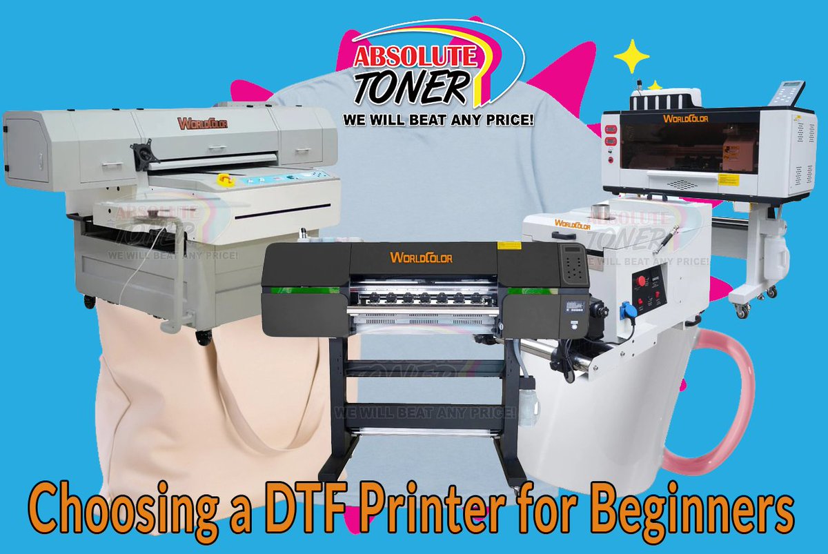 AbsoluteToner's tweet photo. 🚀 Ready to dive into DTF printing as a beginner? Explore the essential steps with our guide: "Choosing a DTF Printer for Beginners: A Starter Guide." 

https://t.co/efuPSNtVG9

#DTFPrinting #BeginnersGuide #PrintingTechnology #DTFJourney #PrintersForBeginners https://t.co/iAmA36NaV7