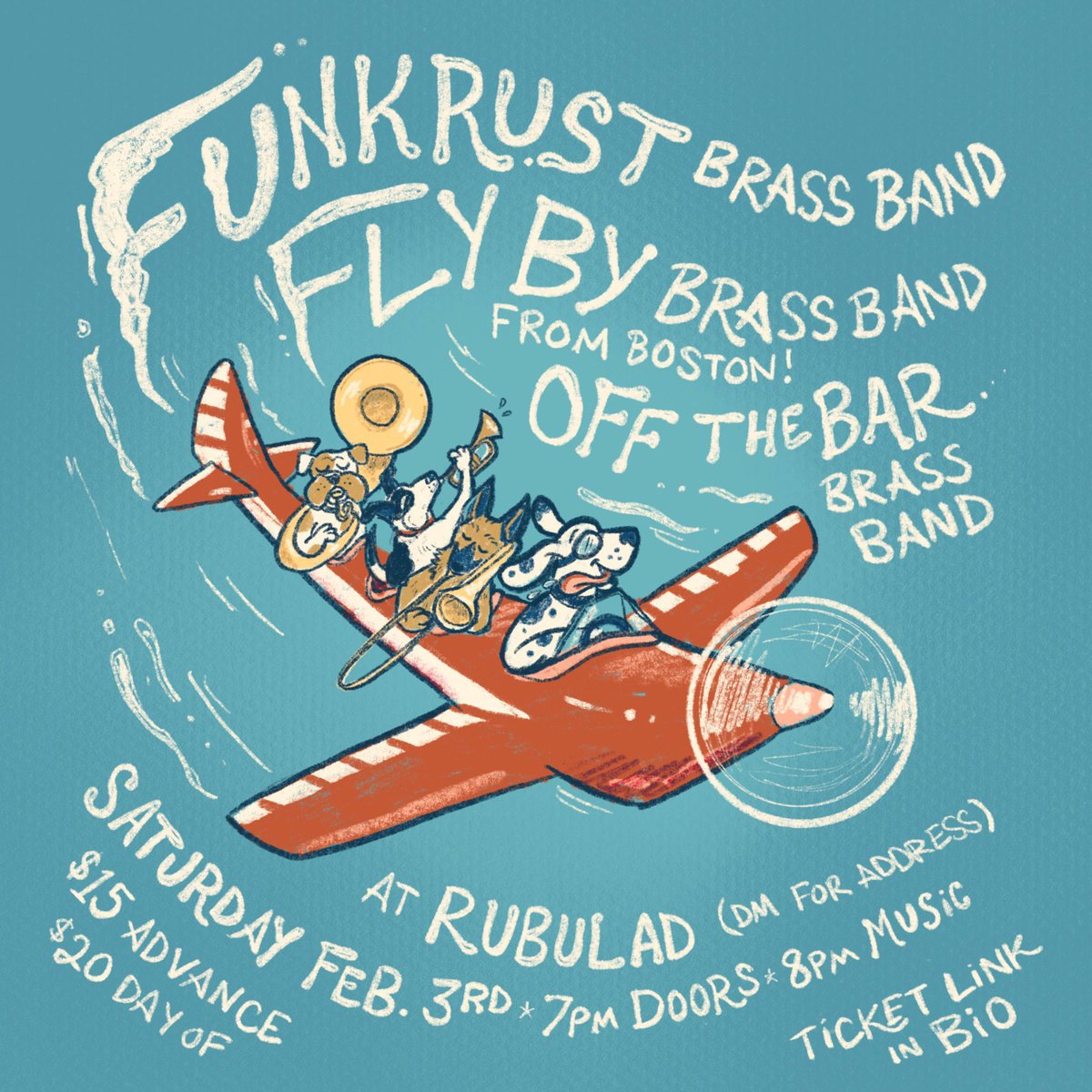 Fly By Brass Band tweet media