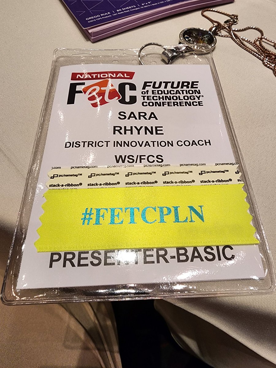 Criteria 3 goals! #istecertification #FETC2024