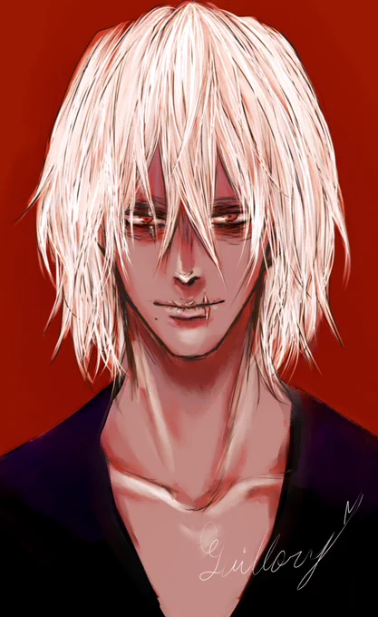 髪の毛練習 #Shigaraki
