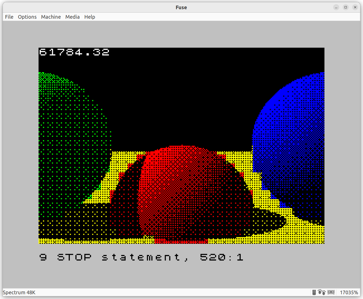 A deranged experiment that went too far: a raytracer for the ZX Spectrum. news.ycombinator.com/item?id=391183…