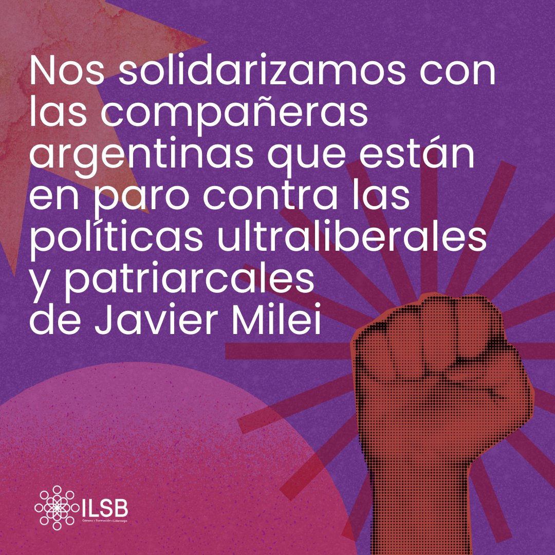 ilsb_ac's tweet photo. Personas trabajadoras y movimientos sociales se manifiestan hoy con un #ParoGeneral en Argentina contra las políticas regresivas de Javier Milei y por la defensa de los derechos humanos ✊🏾 
Defendemos la organización y protesta social. https://t.co/QUswWNDm1K