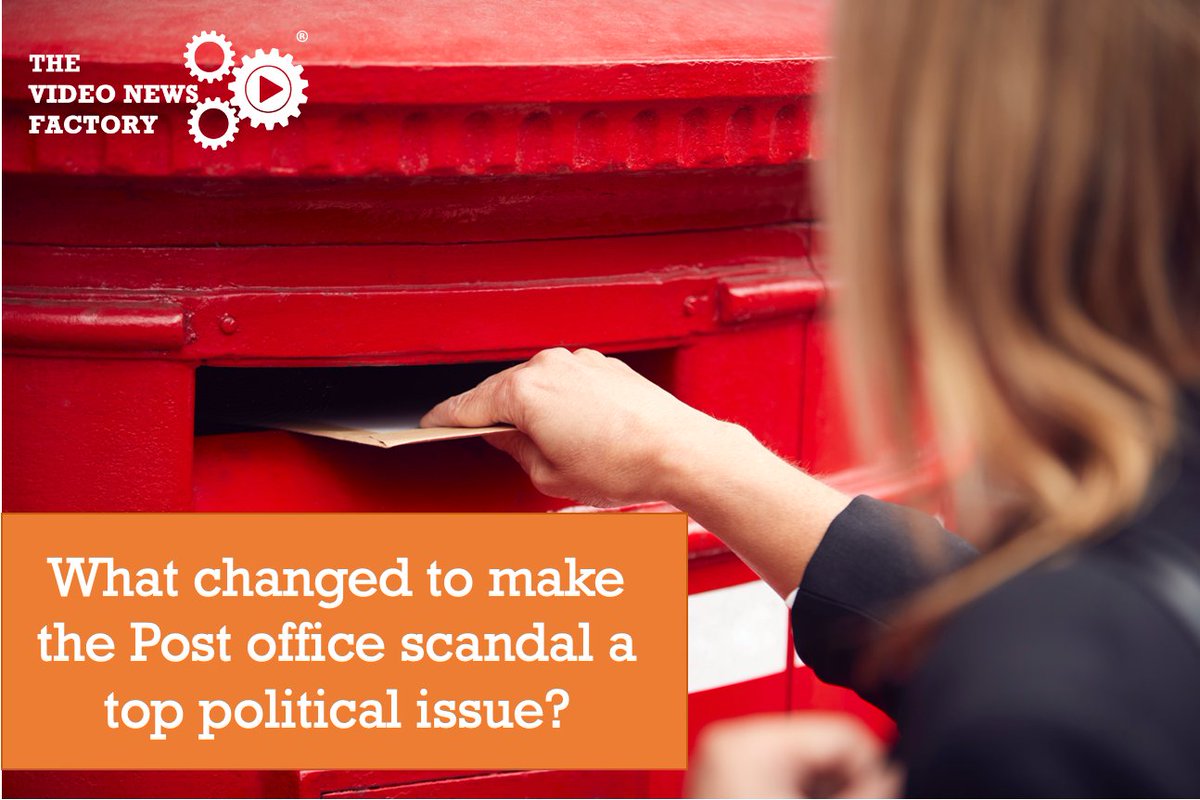 What changed to make the Post Office scandal a top political issue?

Read our latest blog on why we think the Post Office Scandal is getting the attention it finally deserves.

#postoffice #videoproduction

thevideonewsfactory.com/post-office-sc…