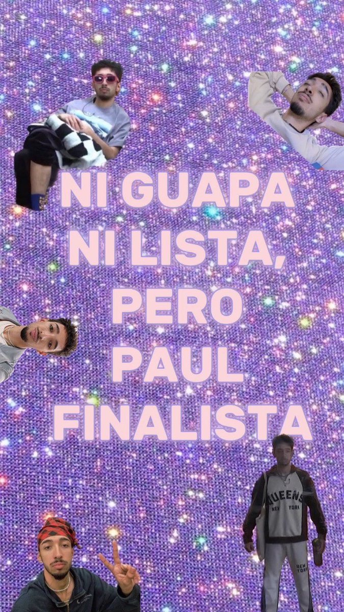 Hilo de famosos apoyando a Paul para que vea lo grande que es cuando salga 
#OT2023 #paulthin