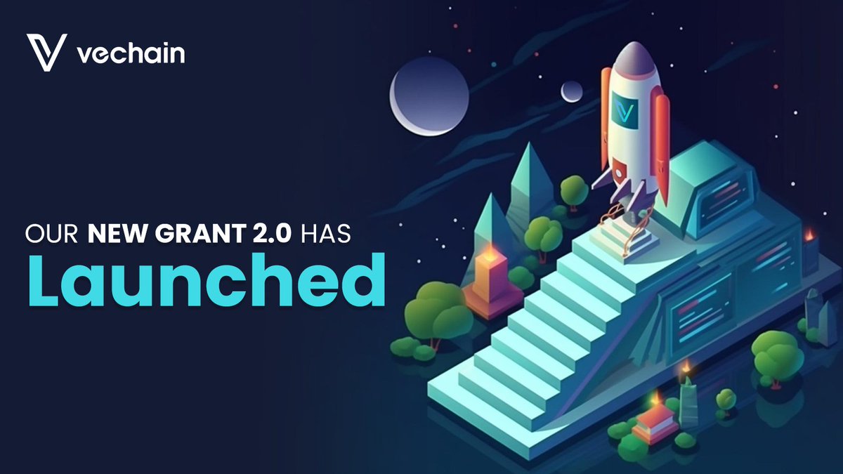 vechainofficial's tweet image. We're excited to announce the launch of our revamped #VeChain Grants 2.0 program!
Now worth up to a maximum of $100K, the updated program elevates our commitment to sustainable blockchain development, and introduces new funding tracks to meet diverse needs.
On top of that,…