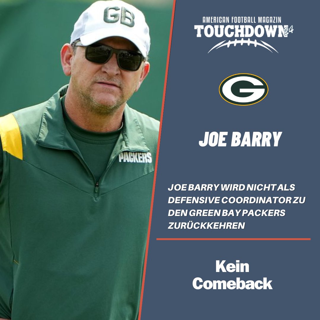 Touchdown24_Mag's tweet photo. Nach drei Jahren ist Schluss!
#Touchdown24Mag #NFL #NFLFootball #GreenBay #Packers #DefensiveCoordinator #AmericanFootball https://t.co/n8RykXizGH
