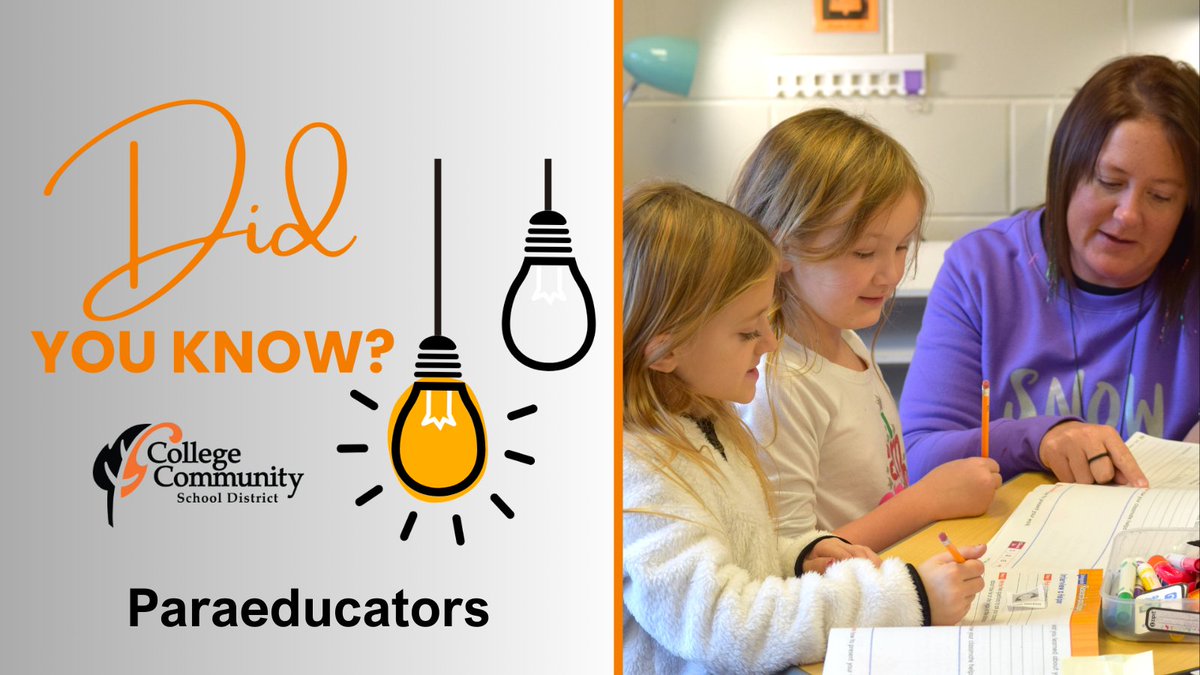 Did you know that 176 paraeducators work at CCSD? Paraeducators contribute to personalized learning experiences in classrooms &amp; schools, offering assistance to students, fostering academic growth, and creating an inclusive atmosphere that enhances a students’ educational journey.