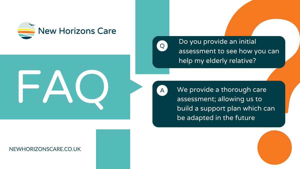 Do you provide an initial assessment to see how you can help my elderly relative?

At New Horizons Care we provide a thorough care assessment; allowing us to build a support plan which can be adapted in the future.