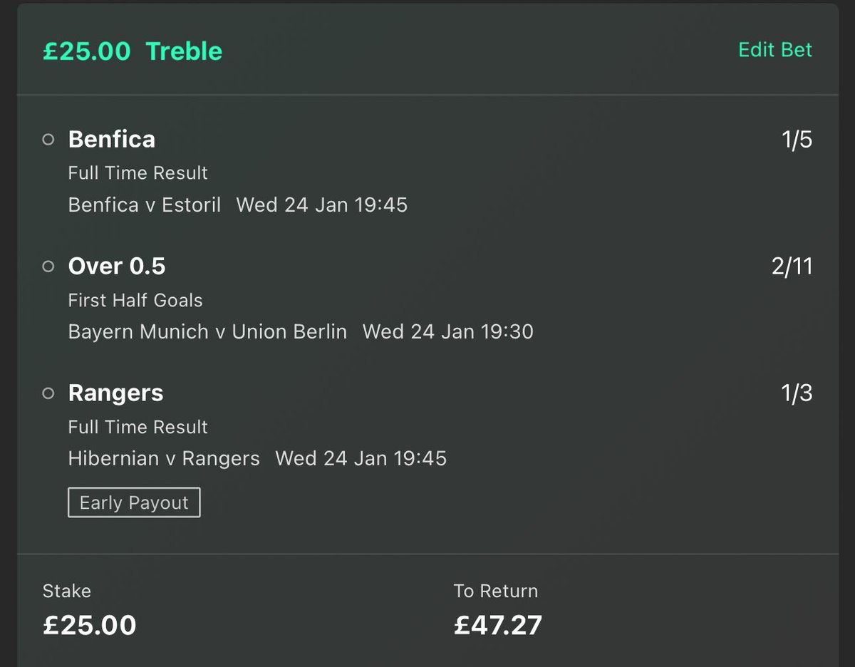 Footy_Tipsters's tweet photo. £25-£10,000 in 10 bets challenge.
All bets pre-match

Bet 1: 
Portugal 🇵🇹 
Germany 🇩🇪 
Scotland 🏴󠁧󠁢󠁳󠁣󠁴󠁿 

£25 returns £47.27

Like ❤️ if you’re on! https://t.co/B1oaM6fdWU