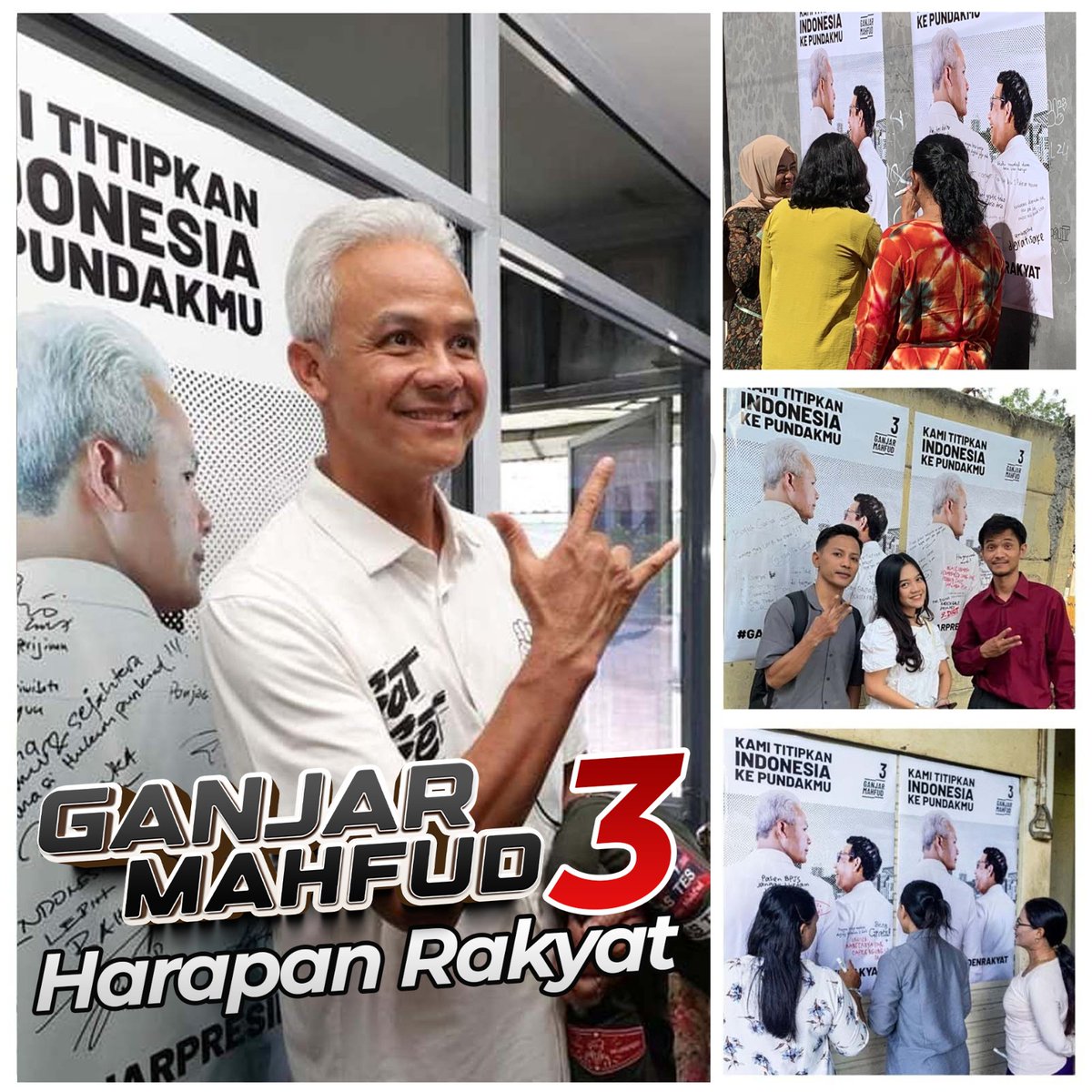 Kami titipkan harapan untuk Indonesia Unggul bersama Ganjar-Mahfud.

#PDIPerjuangan
#HUTPDIPerjuanganKe51
#KebenaranPastiMenang
#SatyamEvaJayate
#GanjarMahfud2024
#MEnangkanGAnjar
#Nomor3Pilihanku