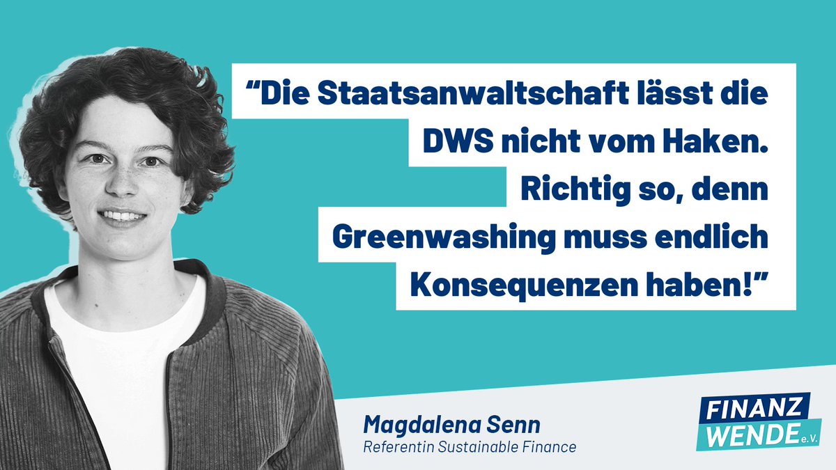 Weitere Durchsuchungen bei der #DWS wegen #Greenwashing. Die DWS darf nicht mit einem außergerichtlichen Bußgeld davon kommen! Ein Urteil wäre ein klares Signal: #Greenwashing ist kein Kavaliersdelikt, sondern Betrug! sueddeutsche.de/wirtschaft/dws… \1