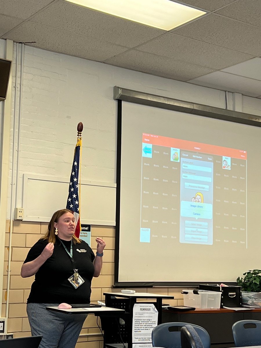 MBF3CW's tweet photo. Last year Ashley, Caitlin, and I were on our way to ATIA. https://t.co/UIWEXQEqWn Today, they are training parents and school teams on LAMP WFL. Glad we are together even if we aren't in sunny Florida. @ATS_FCPS #AAC https://t.co/GOi3Bwusv7