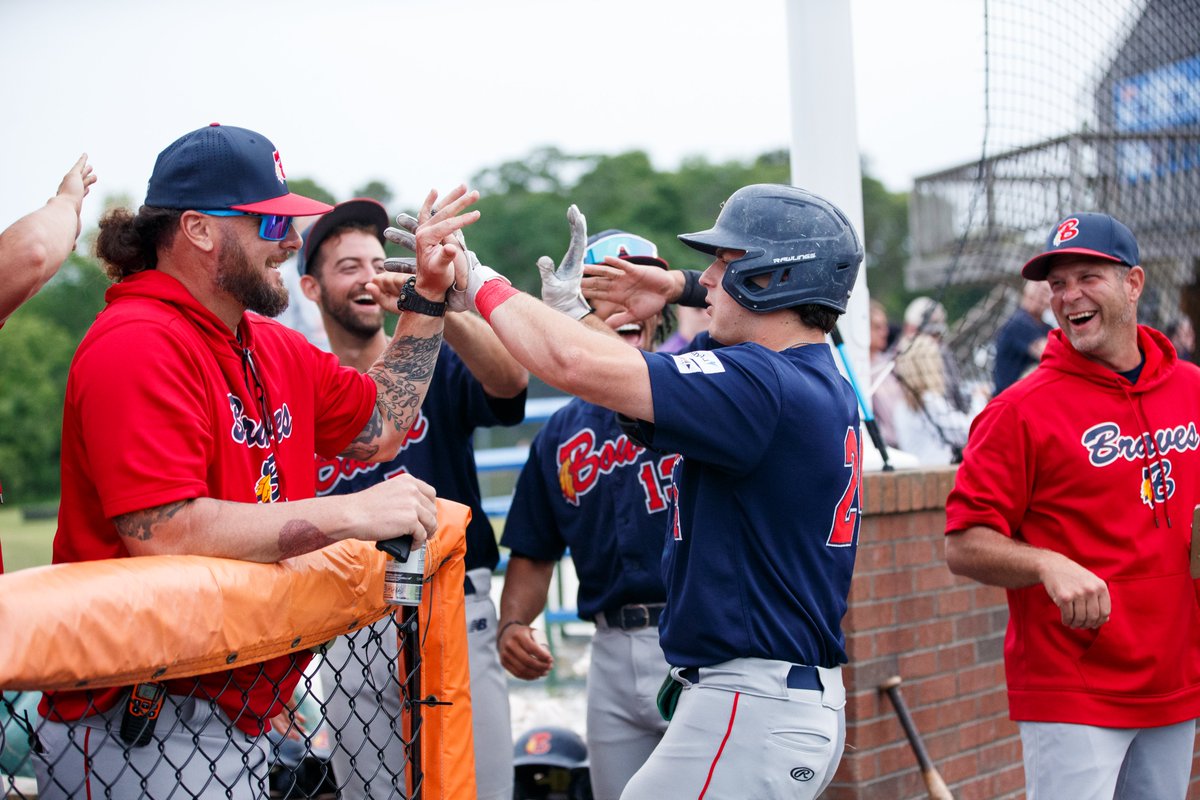 When it snows, but you know summer baseball is getting closer. #GoBravos #RunItBack