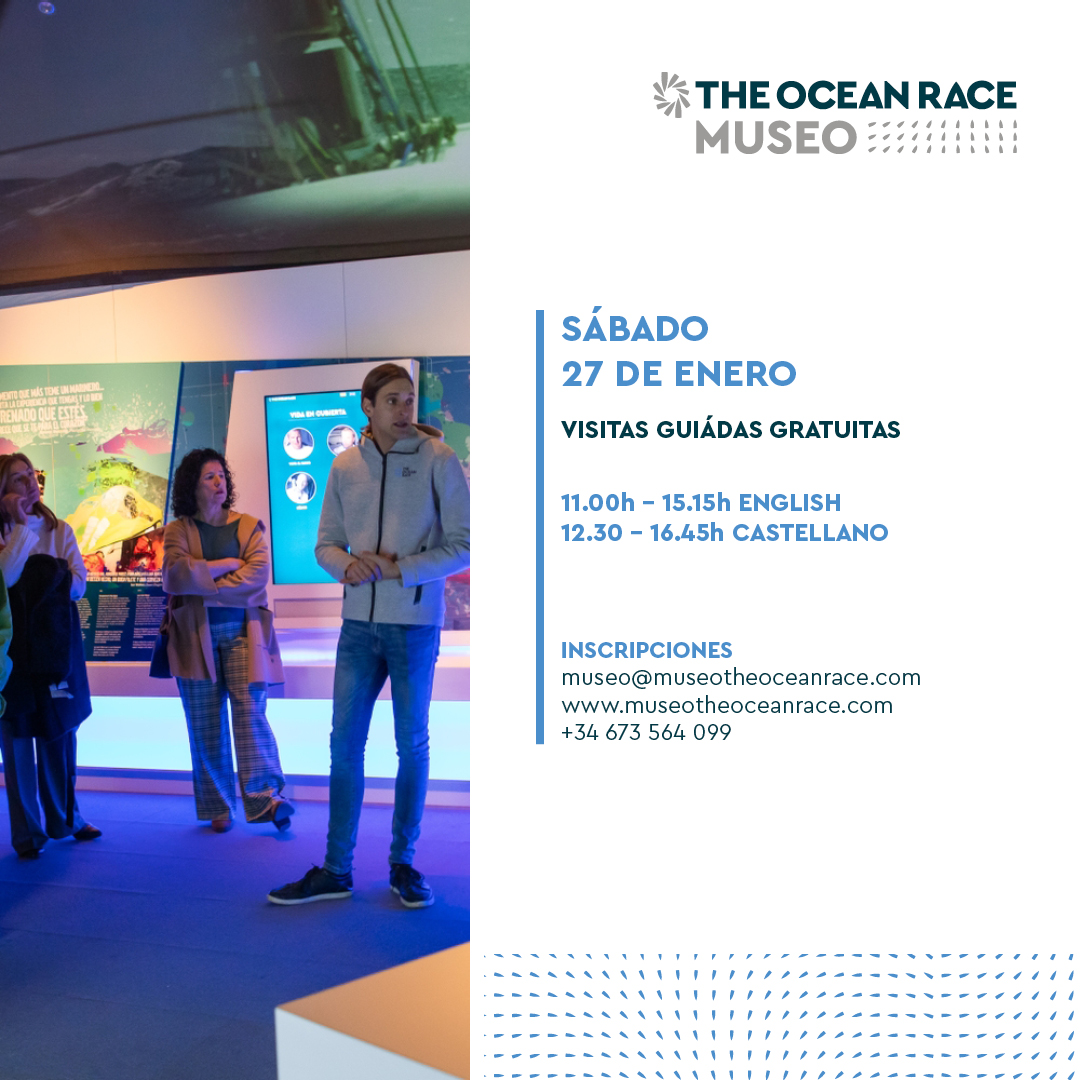 Este sábado 27 de enero, en nuestros "Sábados en el Museo" tenemos visitas guiadas gratuitas. 🥳
La experiencia guiada en inglés será a las 11.00h y 15.15h y en español a las 12.30h y a las 16.45h
Reserva tu plaza: +34 673 564 099 / museo@museotheoceanrace.com 

#ExperienciaUnica